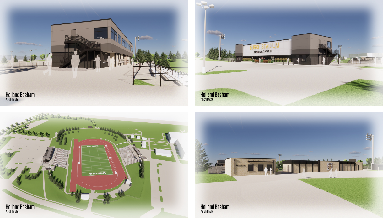 Burke Stadium renderings